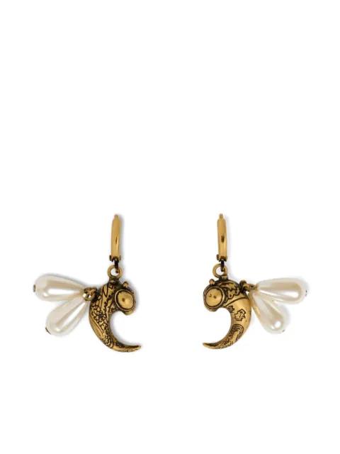 paisley bee earrings by ETRO