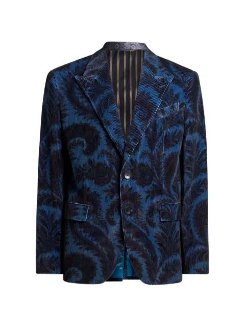 paisley corduroy blazer by ETRO