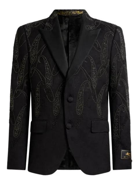 paisley embroidery jacquard jacket by ETRO