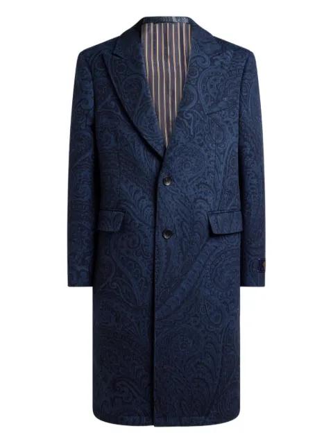paisley-jacquard coat by ETRO