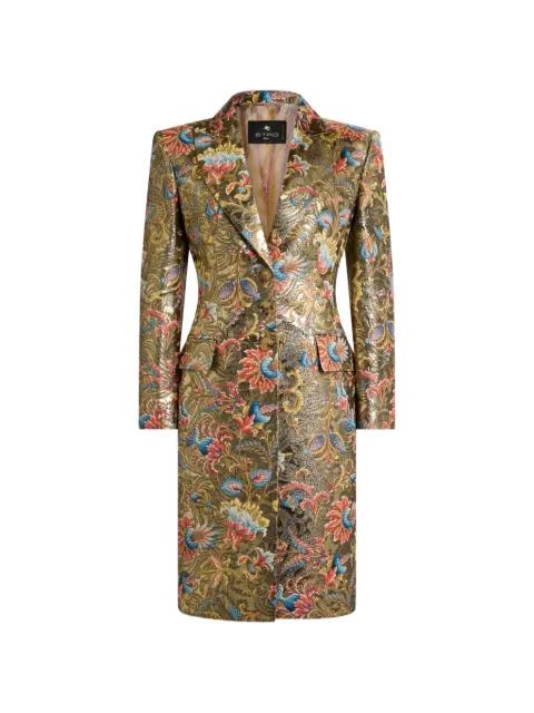 paisley jacquard coat by ETRO