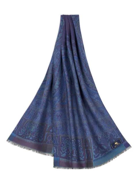 paisley jacquard scarf by ETRO