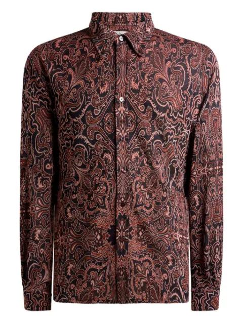paisley-jacquard shirt by ETRO
