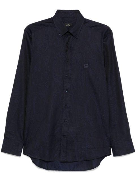 paisley-jacquard shirt by ETRO