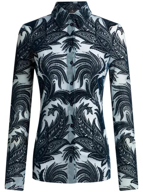 paisley-jacquard shirt by ETRO