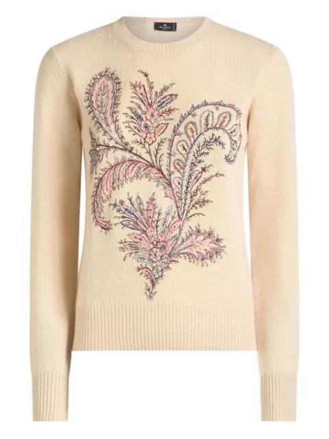 paisley-jacquard sweater by ETRO