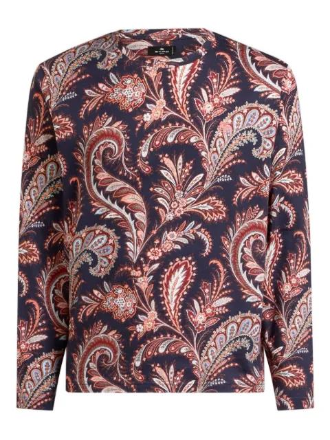 paisley long-sleeved T-shirt by ETRO