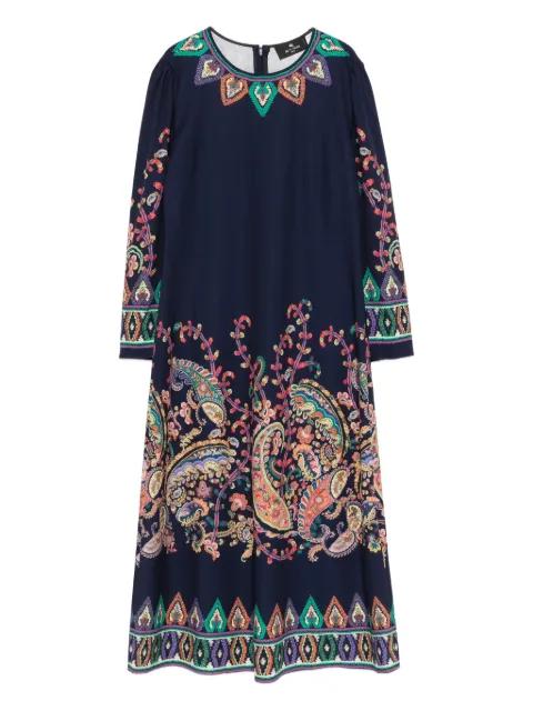 paisley midi dress by ETRO
