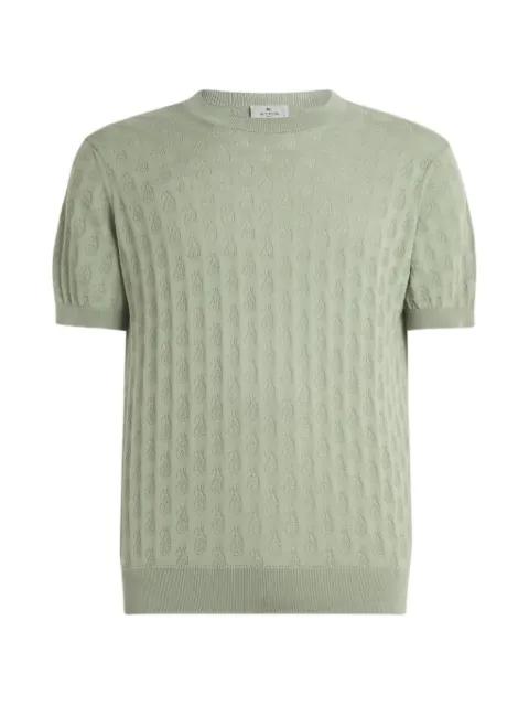 paisley-motif T-shirt by ETRO