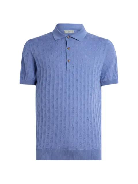paisley-motif polo shirt by ETRO