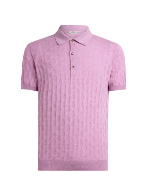 paisley-motif polo shirt by ETRO