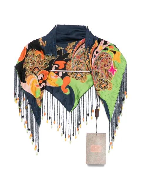 paisley-pattern beaded scarve by ETRO