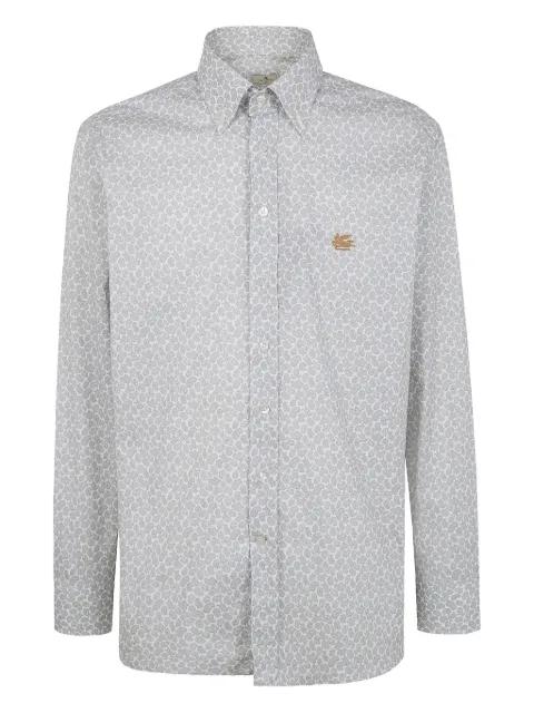 paisley-pattern embroidered shirt by ETRO