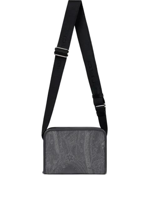 paisley-pattern messenger bag by ETRO