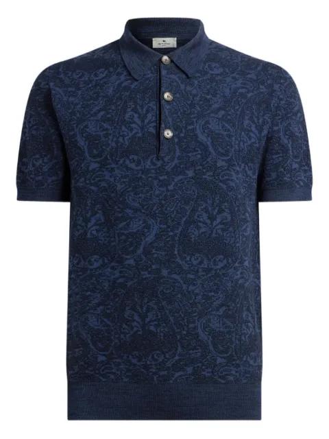 paisley-pattern polo shirt by ETRO