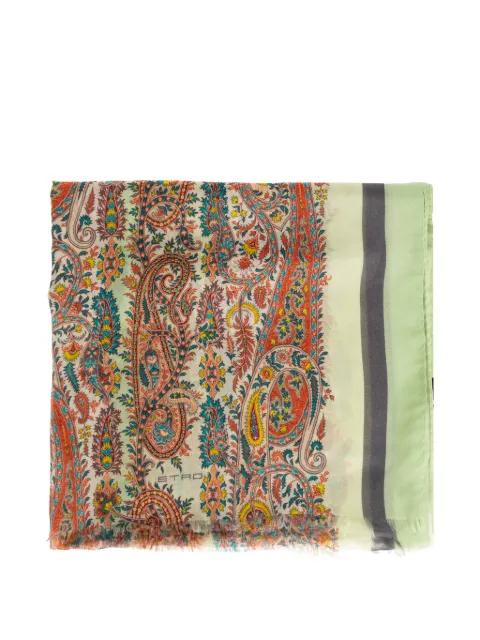 paisley-pattern scarves by ETRO