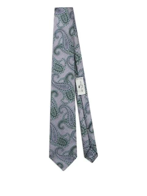 paisley-pattern silk tie by ETRO