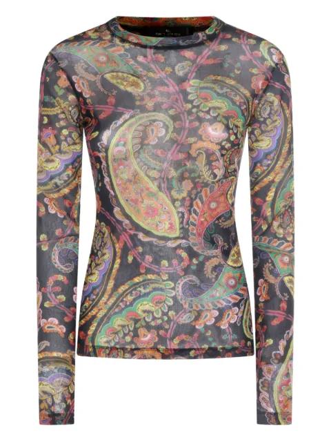 paisley-pattern top by ETRO