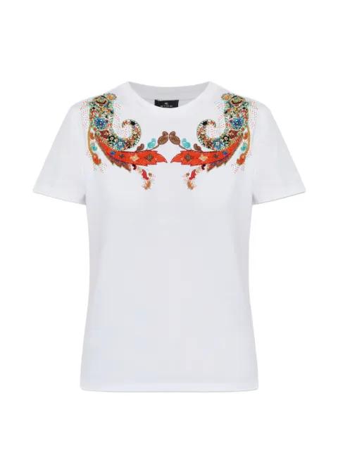 paisley-print T-shirt by ETRO