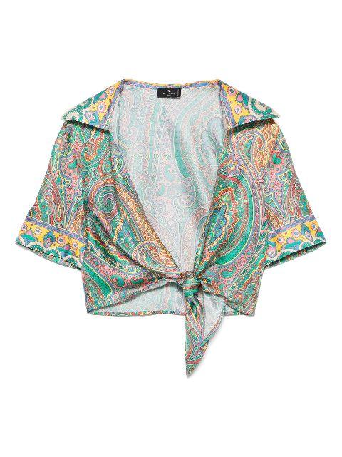 paisley-print beach cover up by ETRO