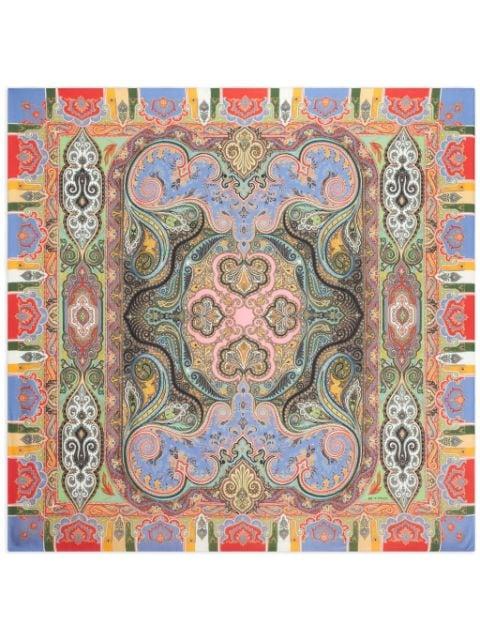 paisley-print cashmere blend scarf by ETRO