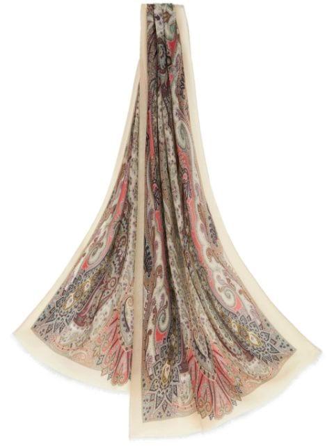 paisley-print cashmere scarf by ETRO