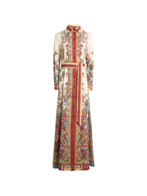 paisley-print cotton maxi dress by ETRO