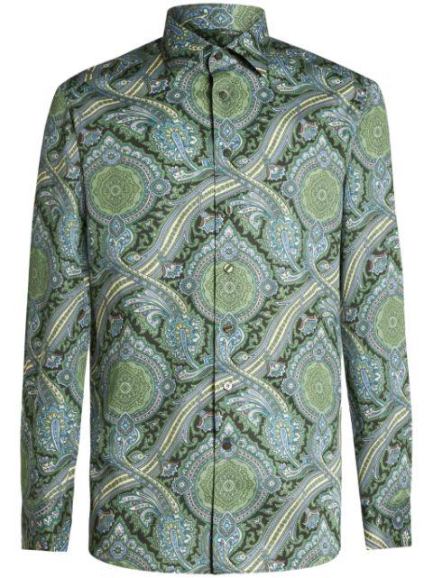 paisley-print cotton shirt by ETRO