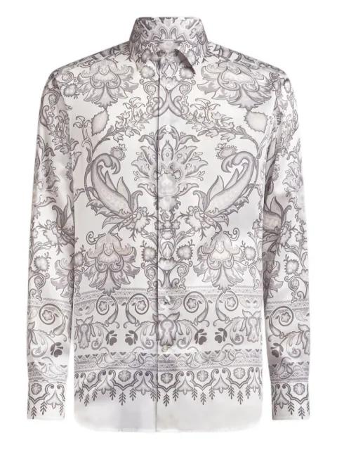 paisley-print cotton shirt by ETRO