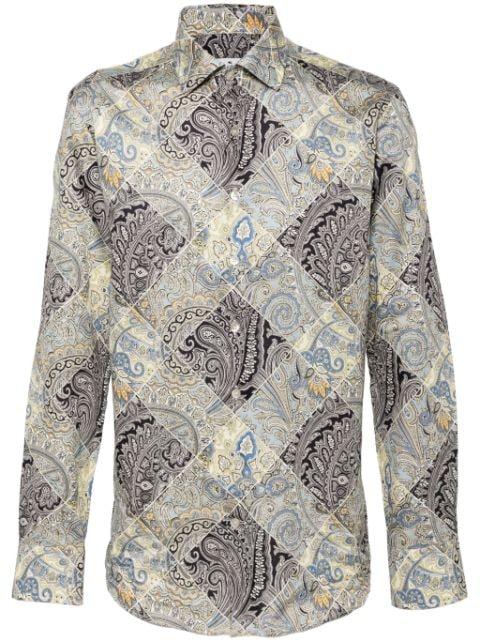 paisley-print cotton shirt by ETRO