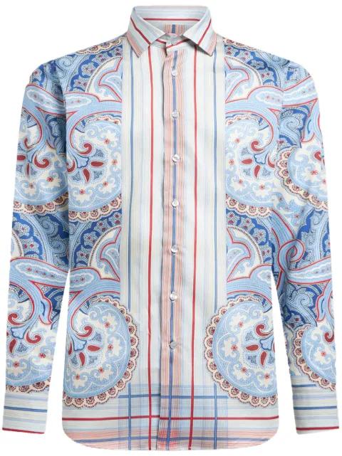 paisley-print cotton shirt by ETRO