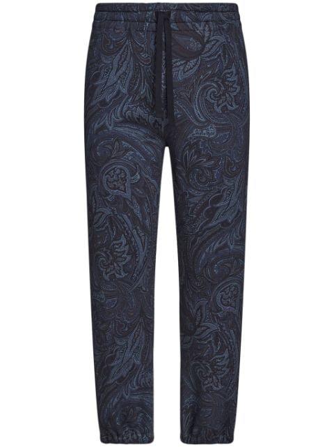 paisley-print cotton track pants by ETRO