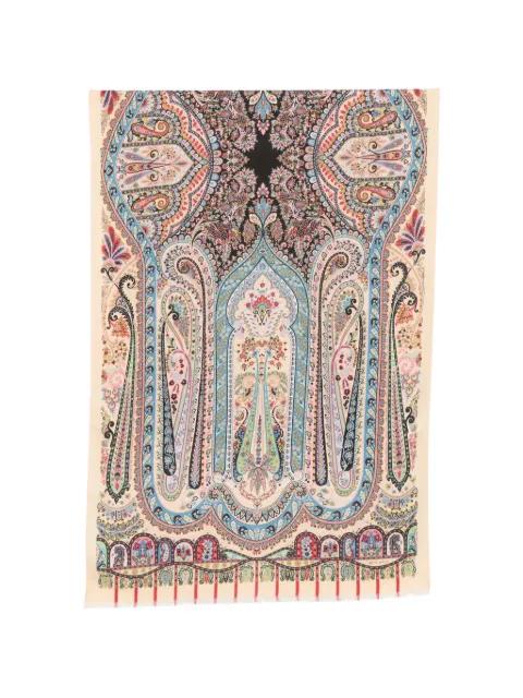 paisley-print fringed scarf by ETRO