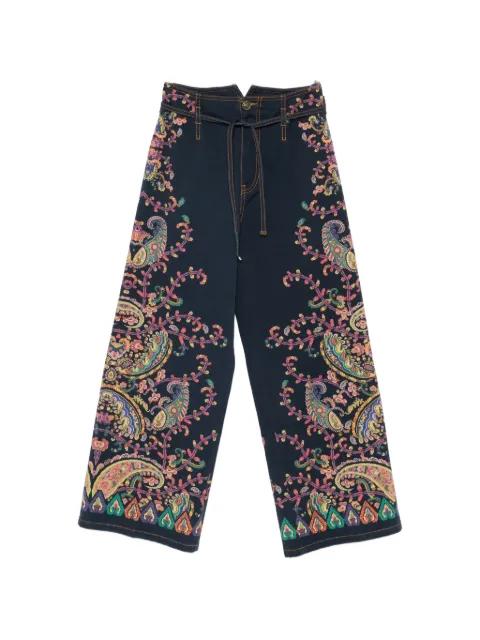 paisley-print jeans by ETRO