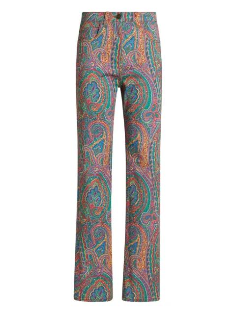 paisley-print jeans by ETRO
