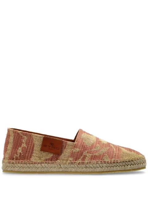 paisley-print linen espadrilles by ETRO