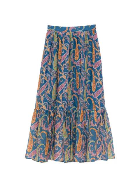 paisley-print maxi skirt by ETRO