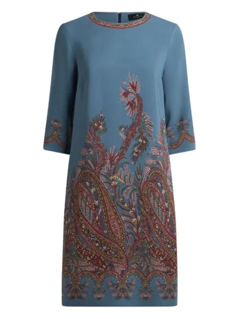 paisley-print mini dress by ETRO