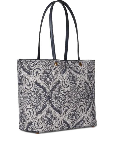 paisley-print open-top tote bag by ETRO