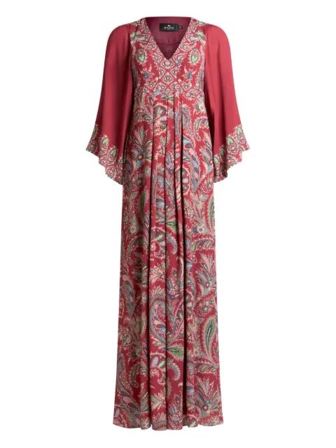 paisley-print pleated dress by ETRO