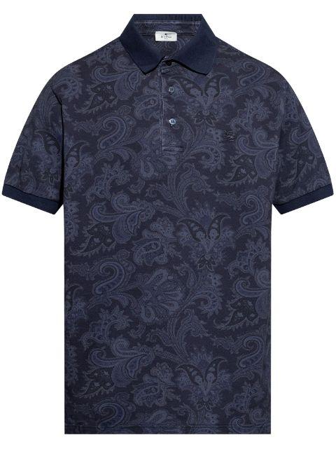 paisley-print polo shirt by ETRO