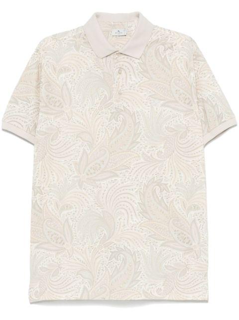paisley-print polo shirt by ETRO