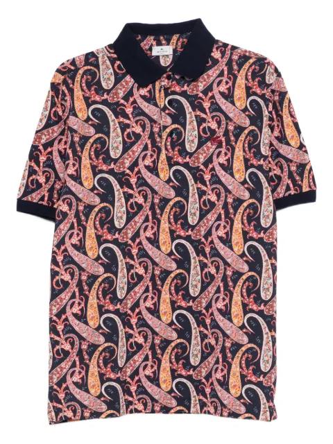 paisley-print polo shirt by ETRO