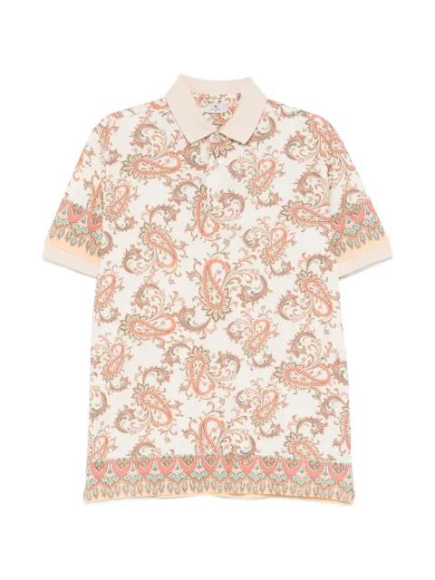 paisley-print polo shirt by ETRO