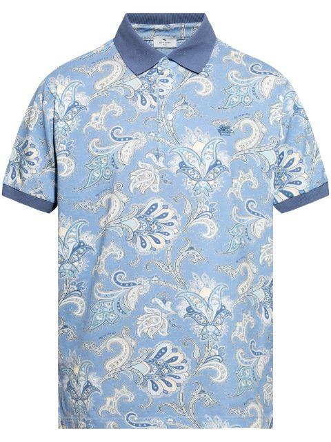 paisley-print polo shirt by ETRO