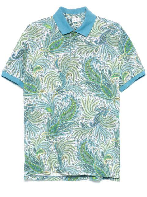 paisley-print polo shirt by ETRO