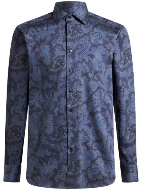 paisley-print poplin shirt by ETRO