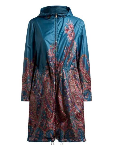 paisley-print raincoat by ETRO