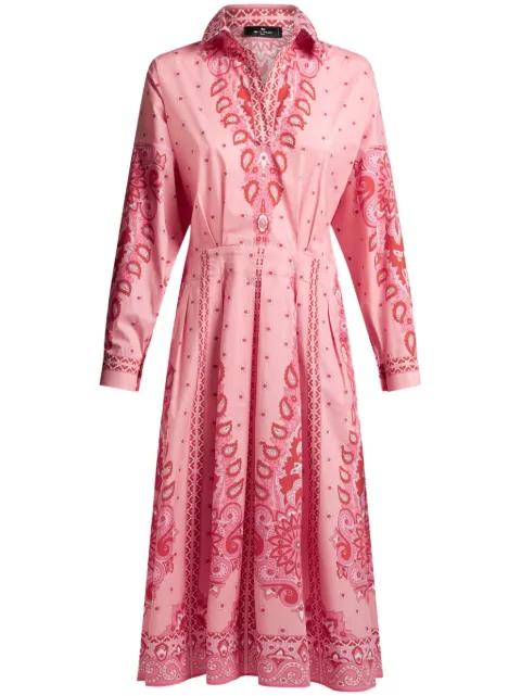 paisley-print shirt dress by ETRO