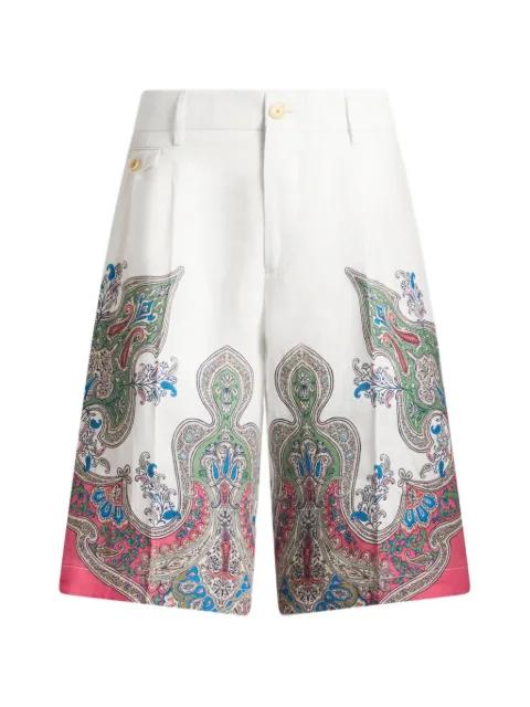 paisley-print shorts by ETRO